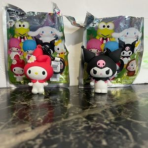 Hello kitty and friends Bag Clip Kuromi & My Melody